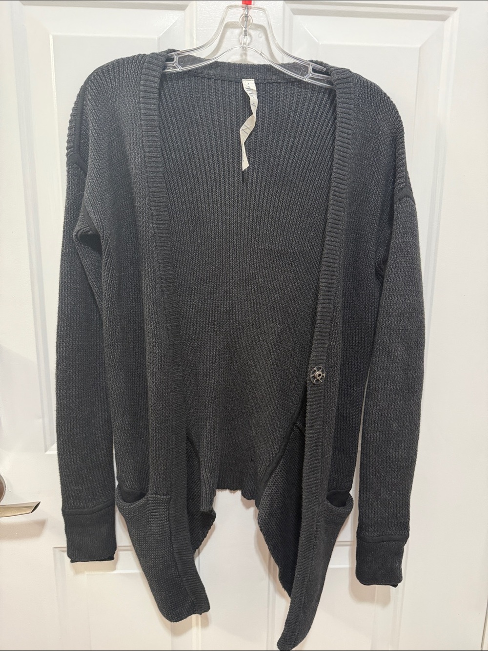 lululemon athletica Ate Jacket Knit Cardigan dark gray Size 4